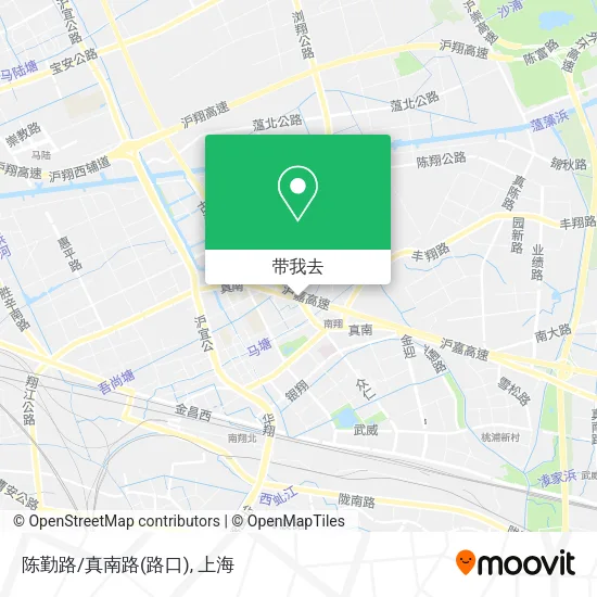 陈勤路/真南路(路口)地图