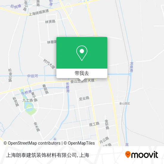 上海朗泰建筑装饰材料有限公司地图
