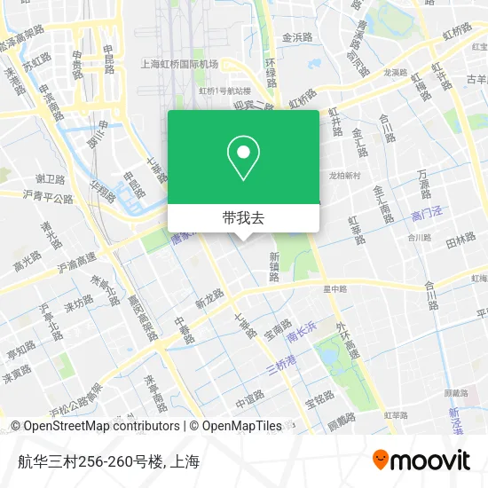 航华三村256-260号楼地图