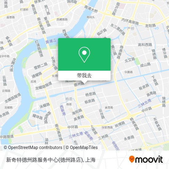 新奇特德州路服务中心(德州路店)地图