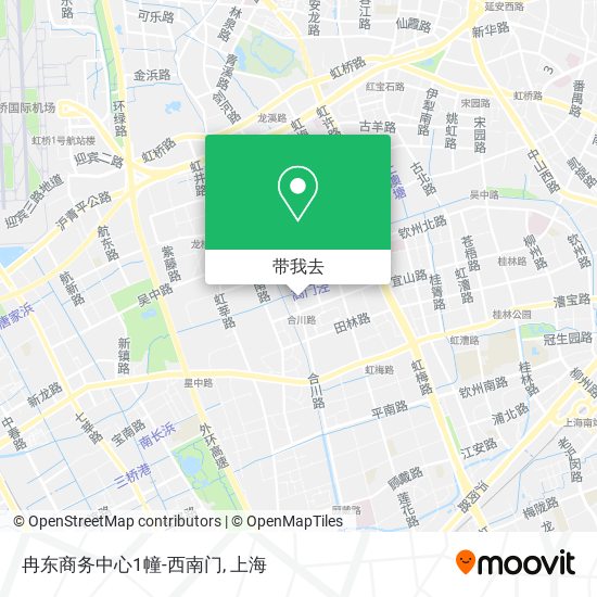 冉东商务中心1幢-西南门地图