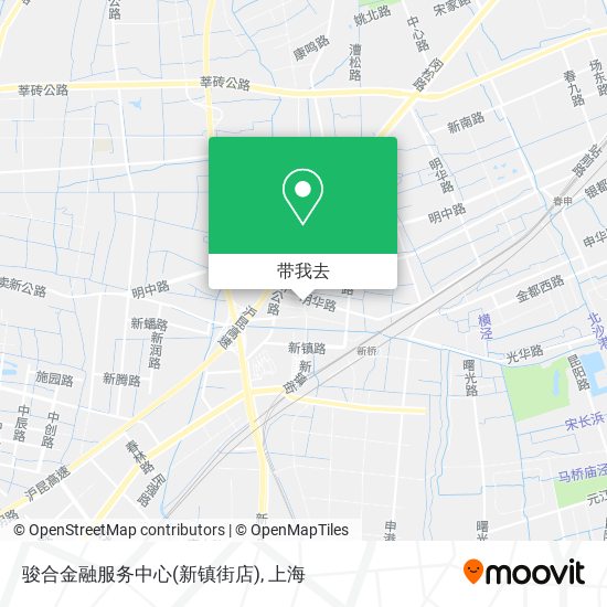骏合金融服务中心(新镇街店)地图