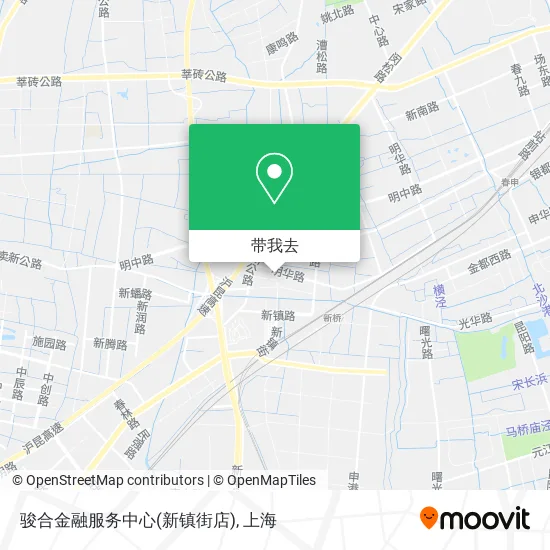 骏合金融服务中心(新镇街店)地图