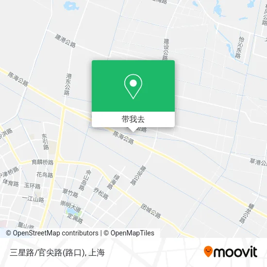 三星路/官尖路(路口)地图