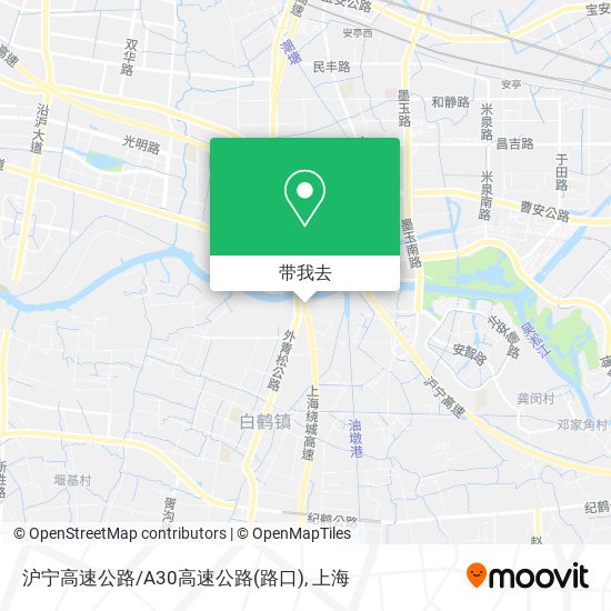 沪宁高速公路/A30高速公路(路口)地图