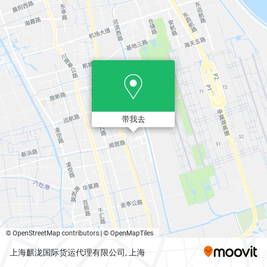 上海麒泷国际货运代理有限公司地图