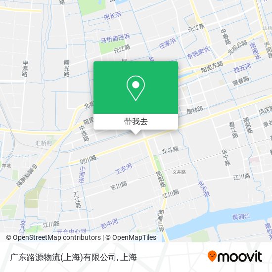 广东路源物流(上海)有限公司地图
