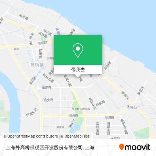 上海外高桥保税区开发股份有限公司地图