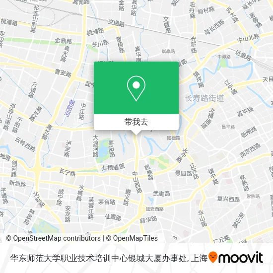 华东师范大学职业技术培训中心银城大厦办事处地图