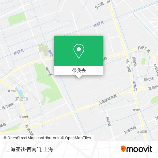 上海亚钛-西南门地图