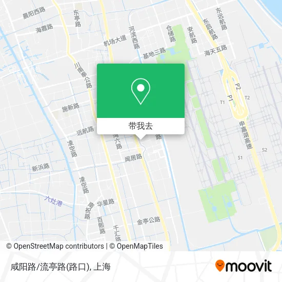 咸阳路/流亭路(路口)地图