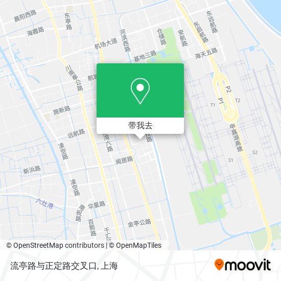 流亭路与正定路交叉口地图