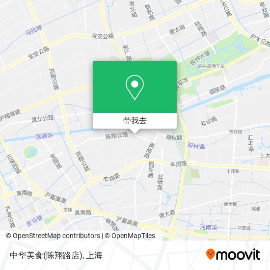 中华美食(陈翔路店)地图