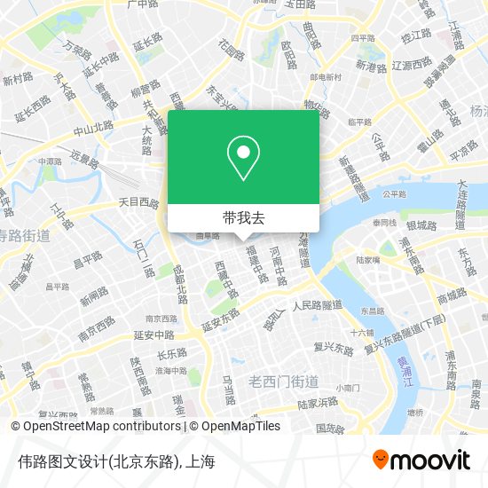 伟路图文设计(北京东路)地图