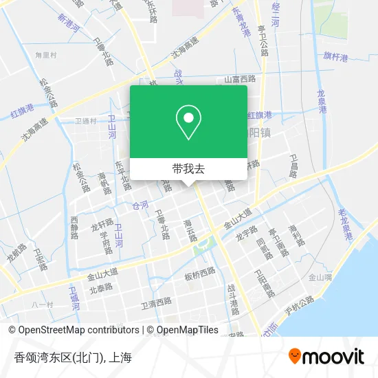 香颂湾东区(北门)地图