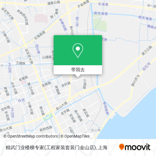 精武门业楼梯专家(工程家装套装门金山店)地图