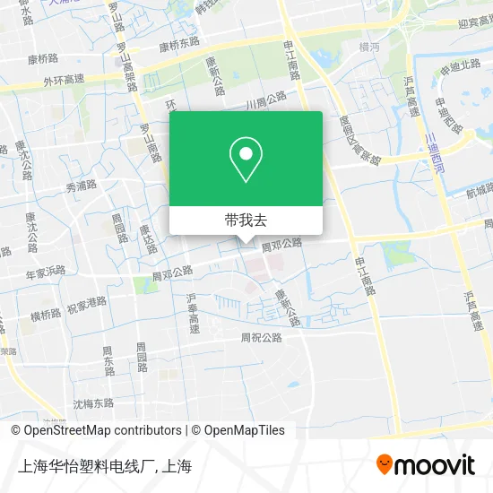 上海华怡塑料电线厂地图