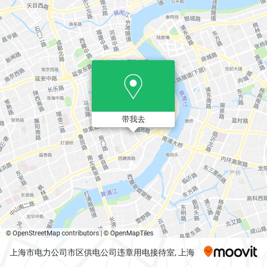 上海市电力公司市区供电公司违章用电接待室地图