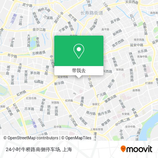 24小时牛桥路南侧停车场地图