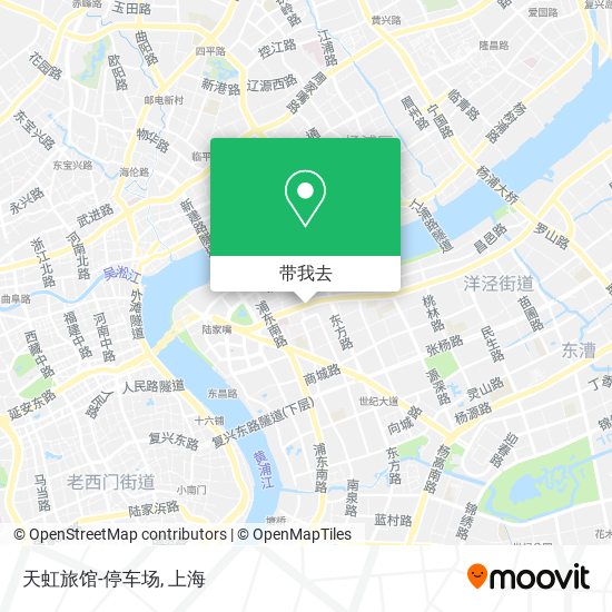 天虹旅馆-停车场地图