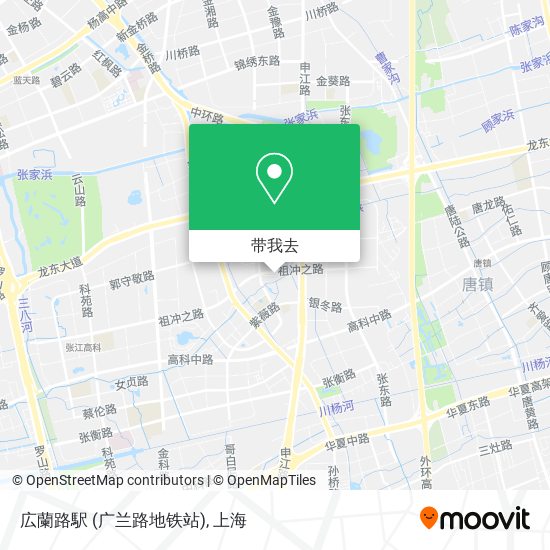 広蘭路駅 (广兰路地铁站)地图