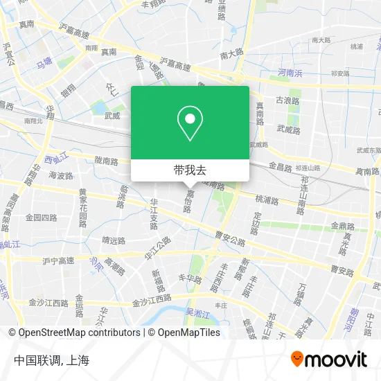 中国联调地图
