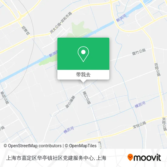 上海市嘉定区华亭镇社区党建服务中心地图