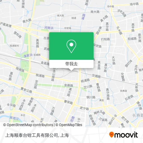 上海顺泰台钳工具有限公司地图