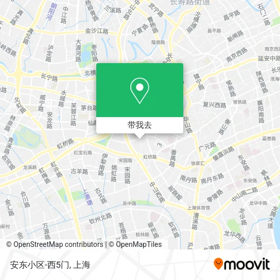安东小区-西5门地图