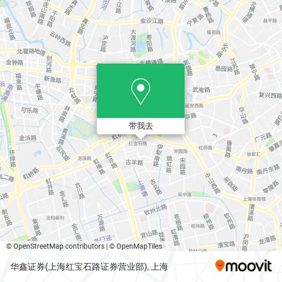 华鑫证券(上海红宝石路证券营业部)地图