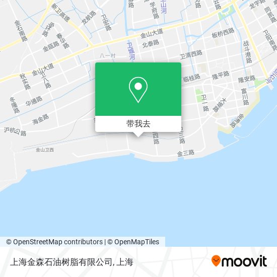 上海金森石油树脂有限公司地图