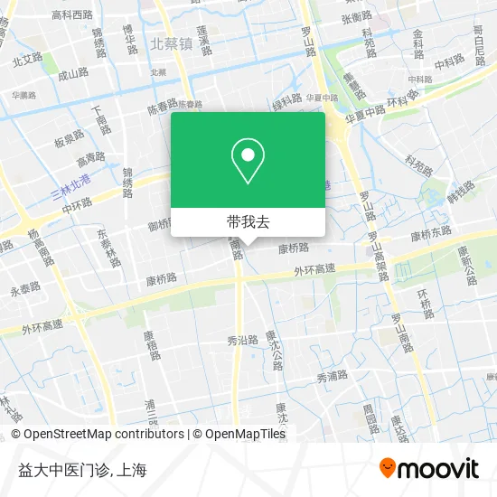 益大中医门诊地图