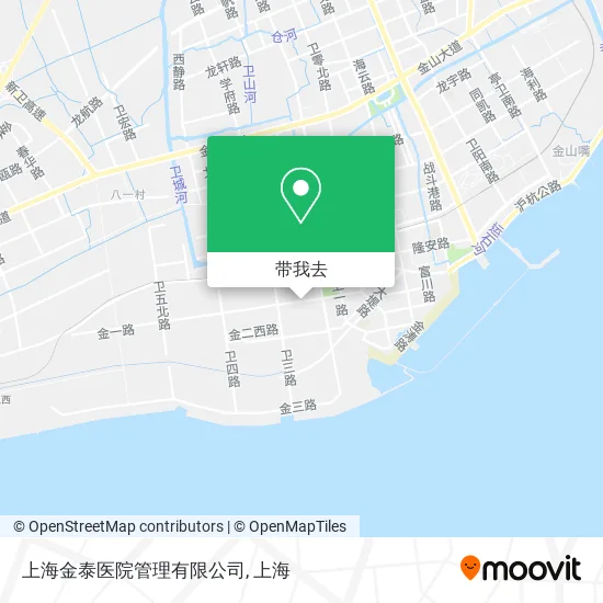 上海金泰医院管理有限公司地图