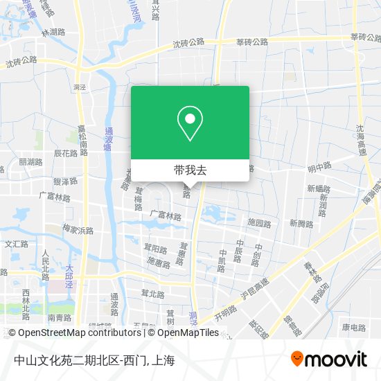中山文化苑二期北区-西门地图