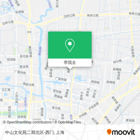 中山文化苑二期北区-西门地图