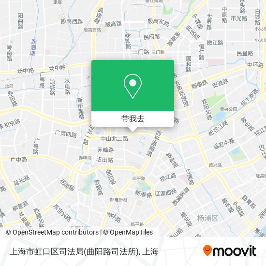 上海市虹口区司法局(曲阳路司法所)地图