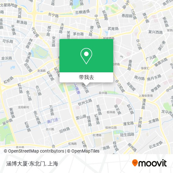 涵博大厦-东北门地图