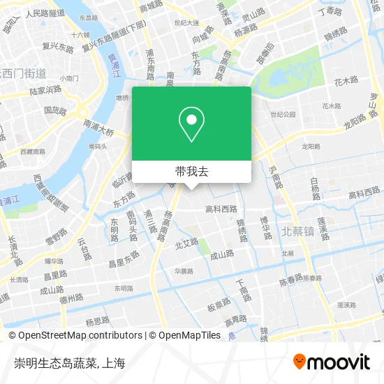 崇明生态岛蔬菜地图