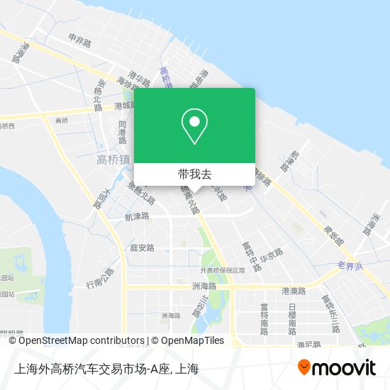 上海外高桥汽车交易市场-A座地图