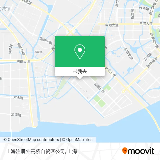 上海注册外高桥自贸区公司地图