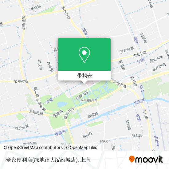 全家便利店(绿地正大缤纷城店)地图