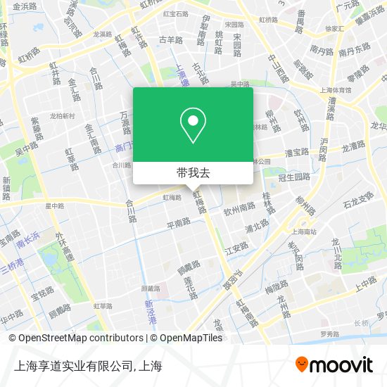 上海享道实业有限公司地图