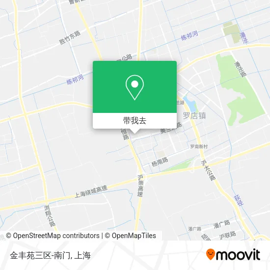 金丰苑三区-南门地图