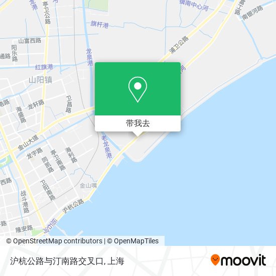 沪杭公路与汀南路交叉口地图