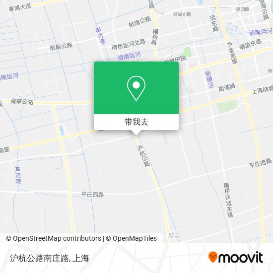 沪杭公路南庄路地图