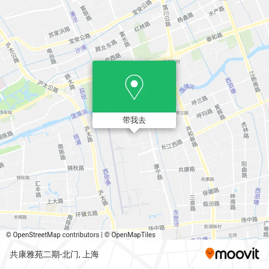 共康雅苑二期-北门地图