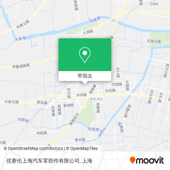 优赛伦上海汽车零部件有限公司地图