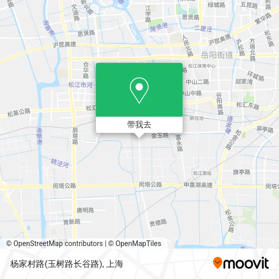 杨家村路(玉树路长谷路)地图
