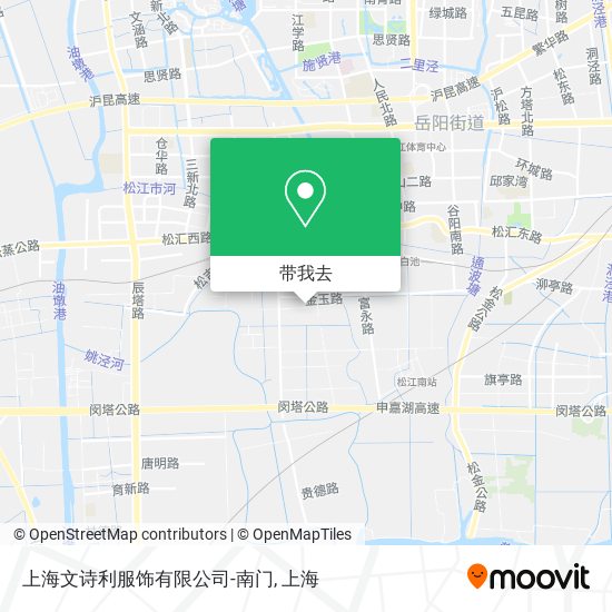 上海文诗利服饰有限公司-南门地图