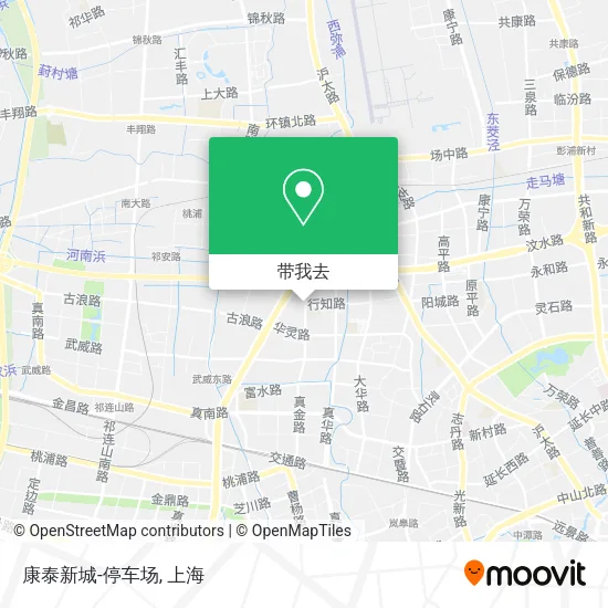 康泰新城-停车场地图